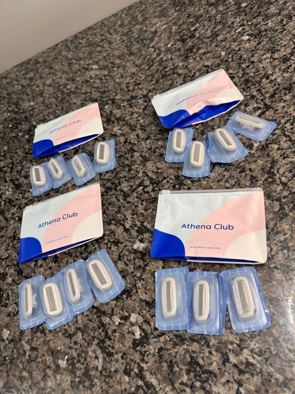 Athena club Razor Cartridge Refills - 15 total bundle NEW